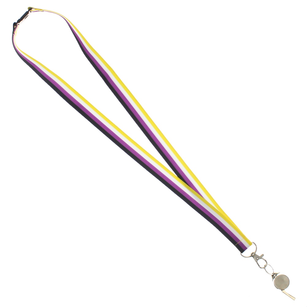 Zac's Alter Ego - Non-binary Cordon/Lanyard - avec sifflet - Multicolore